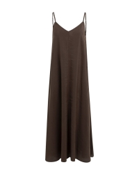 Yaya Lange jurk met bandjes en loss 99074