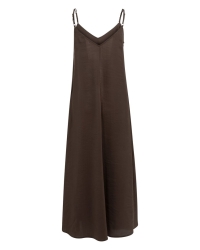 Yaya Lange jurk met bandjes en loss 99074