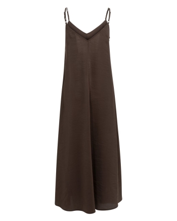 Yaya Lange jurk met bandjes en loss 99074