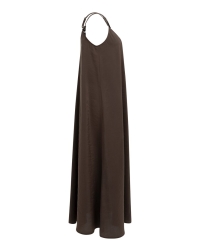Yaya Lange jurk met bandjes en loss 99074