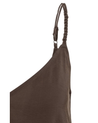 Yaya Lange jurk met bandjes en loss 99074