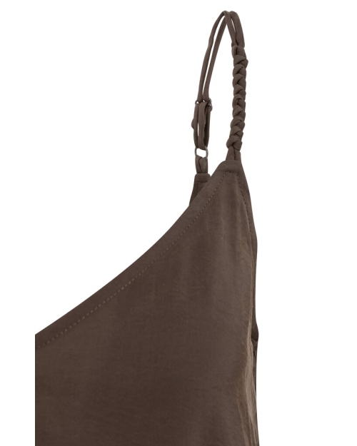 Yaya Lange jurk met bandjes en loss 99074