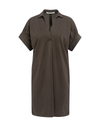 Yaya Jerseyjurk met geplooide pofmo 99074