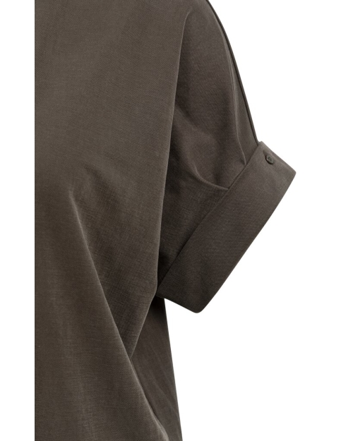 Yaya Jerseyjurk met geplooide pofmo 99074