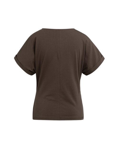 Yaya Top met ronde hals en knoopdet 99074