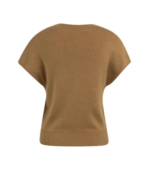 Yaya Mouwloos gebreid vest met knop 810252