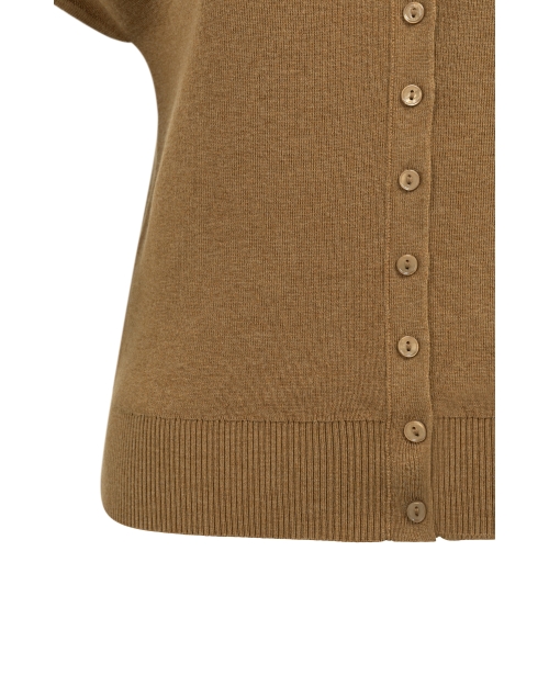 Yaya Mouwloos gebreid vest met knop 810252