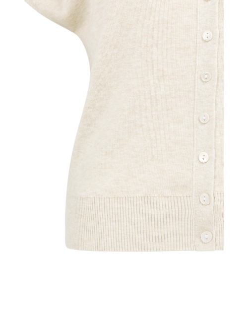 Yaya Mouwloos gebreid vest met knop 990792