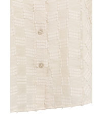 Yaya Jacquard blouse met korte mouw 99079