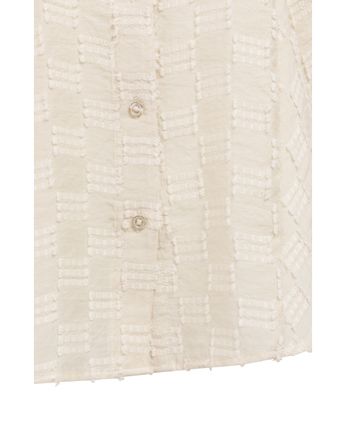 Yaya Jacquard blouse met korte mouw 99079