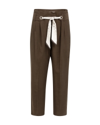Yaya High-waist rechte broek met sj 90840