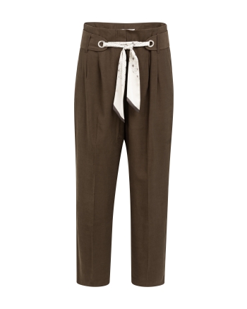 Yaya High-waist rechte broek met sj 90840
