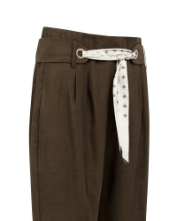 Yaya High-waist rechte broek met sj 90840