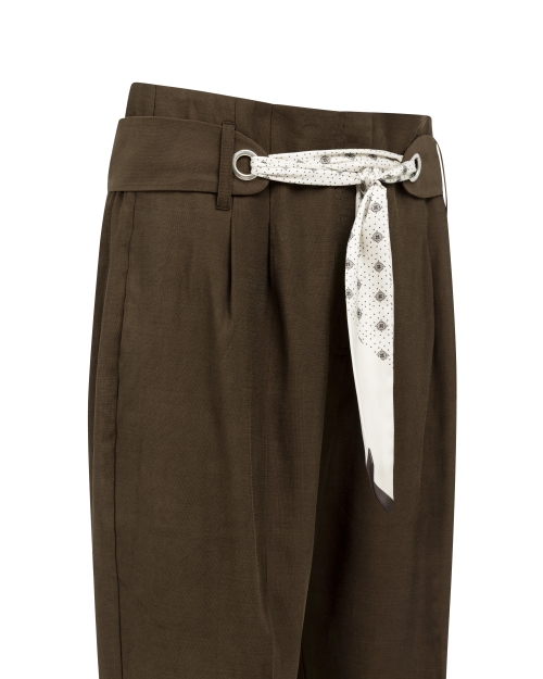Yaya High-waist rechte broek met sj 90840