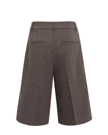 Yaya Geweven bermuda met hoge taill 90840