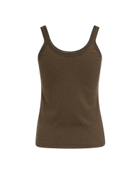 Yaya Singlet met mesh rand 90814