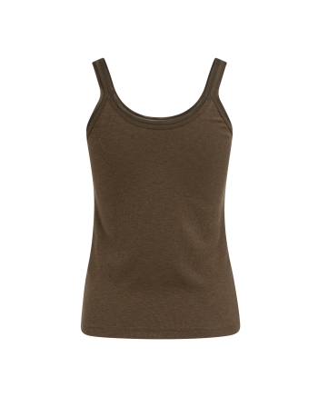 Yaya Singlet met mesh rand 90814