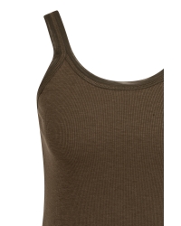 Yaya Singlet met mesh rand 90814