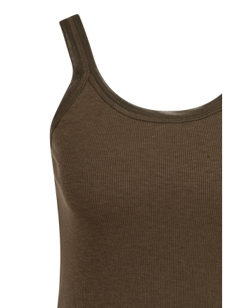 Yaya Singlet met mesh rand 90814