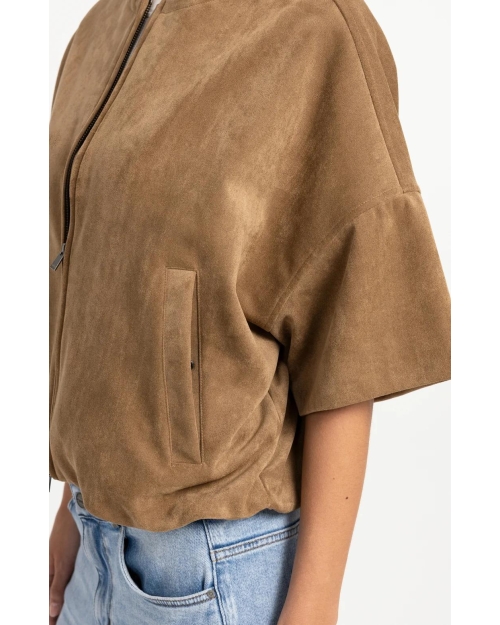 Yaya Oversized su?de jasje met kort 81018