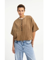 Yaya Oversized su?de jasje met kort 81018