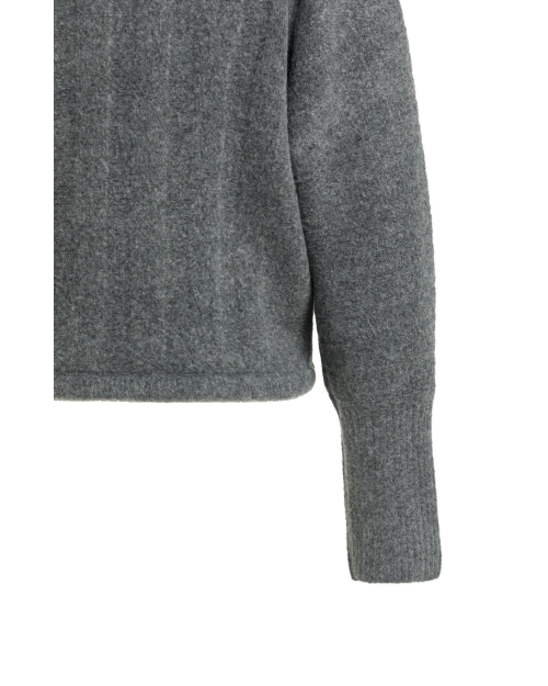 Yaya Ribgebreide trui met vleermuis 99086
