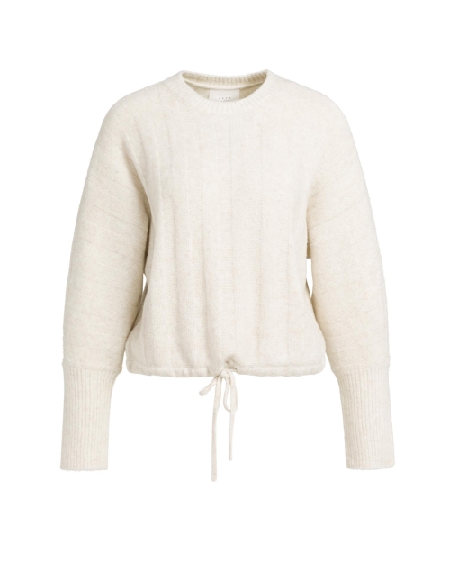 Yaya Ribgebreide trui met vleermuis 990802