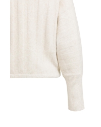 Yaya Ribgebreide trui met vleermuis 990802