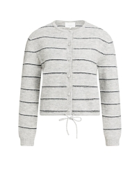 Yaya Gebreid gestreept vest met lan 99085