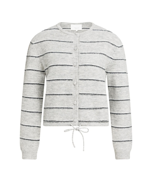 Yaya Gebreid gestreept vest met lan 99085