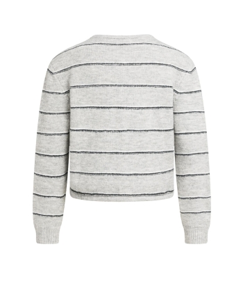 Yaya Gebreid gestreept vest met lan 99085