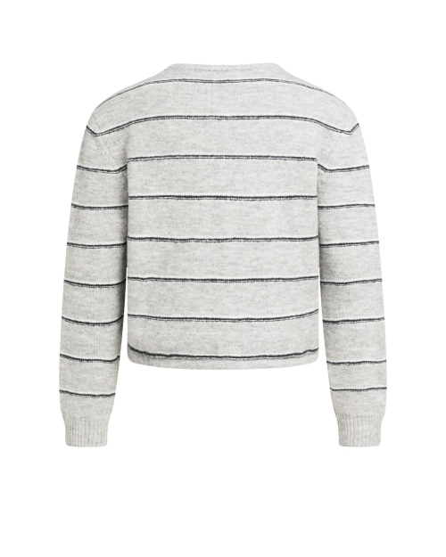 Yaya Gebreid gestreept vest met lan 99085