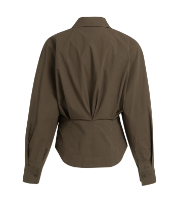 Yaya Blouse met tailleaccent en plo 90814