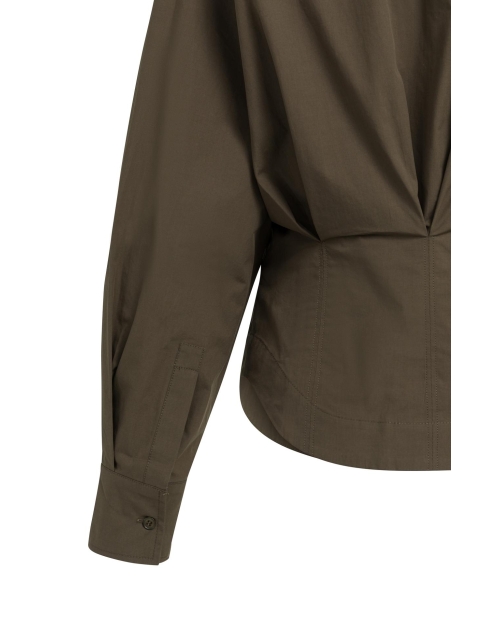 Yaya Blouse met tailleaccent en plo 90814