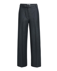 Yaya Geweven broek met wijde pijpen 93820