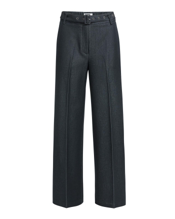 Yaya Geweven broek met wijde pijpen 93820