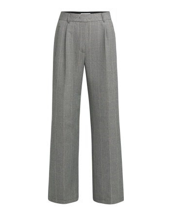 Yaya Geweven, wijde broek met ruitp 939131