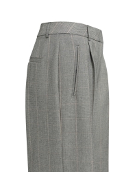 Yaya Geweven, wijde broek met ruitp 939131