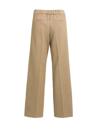 Yaya Geweven broek met rechte pijpe 810182