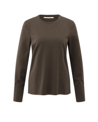 Yaya Jersey top met lange mouwen en 90814