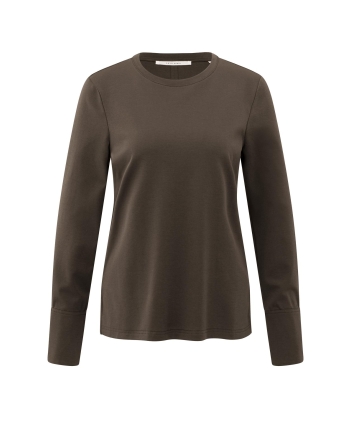 Yaya Jersey top met lange mouwen en 90814