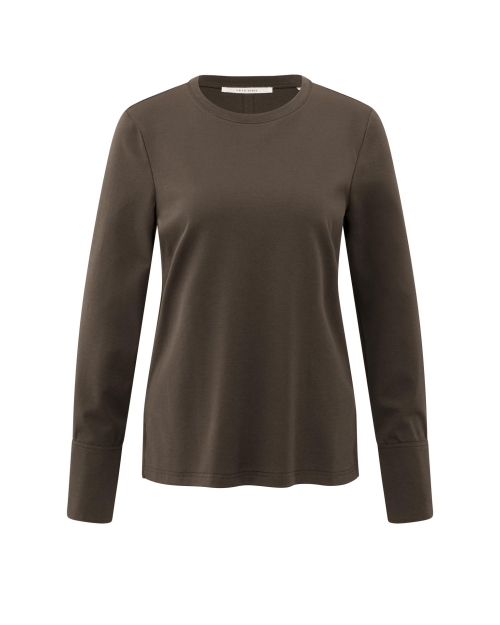 Yaya Jersey top met lange mouwen en 90814