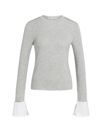 Yaya Jersey top met afneembare manc 99085