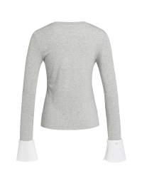 Yaya Jersey top met afneembare manc 99085