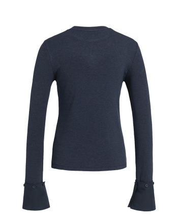 Yaya Jersey top met afneembare manc 939302