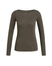 Yaya Top met lange mouwen en ronde 908142