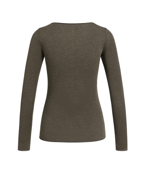 Yaya Top met lange mouwen en ronde 908142