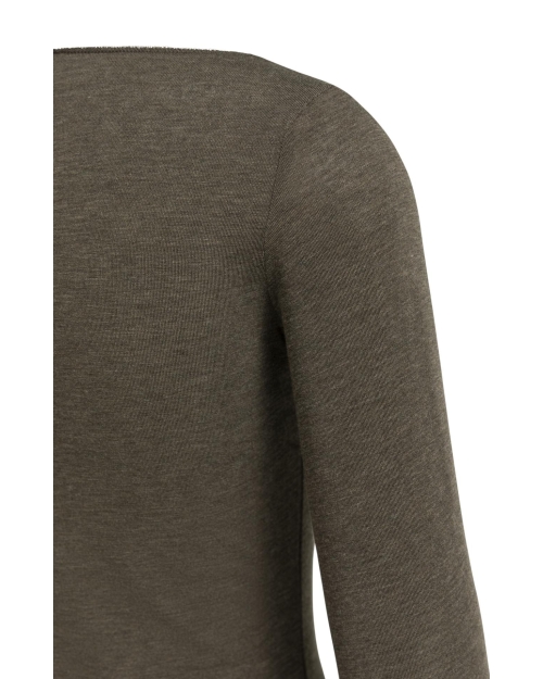 Yaya Top met lange mouwen en ronde 908142