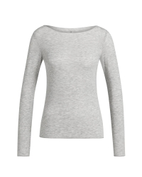 Yaya Top met lange mouwen en ronde 99085