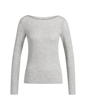 Yaya Top met lange mouwen en ronde 99085